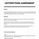 Office Lottery Pool Contract Template