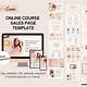 Online Course Template Canva