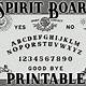 Ouija Board Printable Free