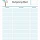 Outgoing Mail Template