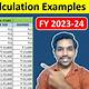 P Tax Calculation