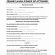 Pa Durable Power Of Attorney Template
