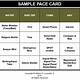 Pace Plan Template