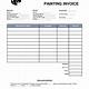 Painter Invoice Template Free