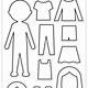 Paper Doll Printable Template Free