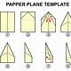 Paper Plane Templates