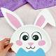 Paper Plate Bunny Template