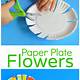 Paper Plate Flower Template