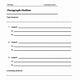 Paragraph Outline Template
