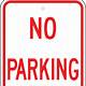 Parking Sign Template Free