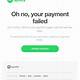 Payment Failed Email Template