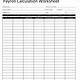Payroll Form Template