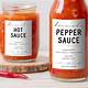 Pepper Sauce Label Template
