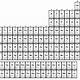 Periodic Table Of Elements Black And White Printable