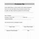 Permission Slips Template