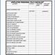 Personnel File Checklist Template