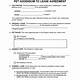 Pet Addendum To Lease Agreement Template
