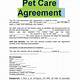 Pet Sitting Service Contract Template
