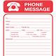Phone Messages Template