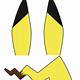 Pikachu Ears And Tail Template