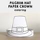 Pilgrim Hat Craft Template
