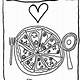 Pizza Coloring Pages Free