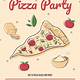 Pizza Party Flyer Free Template