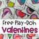 Play Doh Valentine Printable