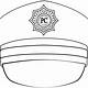 Police Officer Hat Template