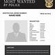 Police Wanted Poster Template