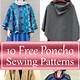 Poncho Pattern Free Sewing