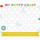 Potty Training Sticker Chart Template