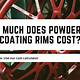 Powder Coating Rims Cost Calculator