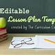 Powerpoint Lesson Plan Template