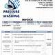 Pressure Washing Invoice Template