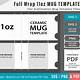 Printable 11 Oz Mug Sublimation Template Size