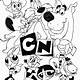 Printable 90's Cartoon Coloring Pages
