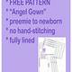 Printable Angel Gown Patterns