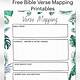 Printable Bible Verse Mapping Template