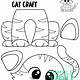 Printable Cat Craft Template