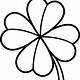 Printable Clover Coloring Pages