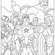 Printable Coloring Pages Avengers