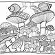 Printable Coloring Pages Mushrooms
