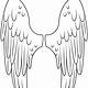Printable Cut Out Angel Wings Template