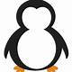 Printable Cut Out Penguin Template