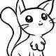 Printable Cute Kitten Coloring Pages