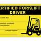 Printable Forklift Certification Card Template Free