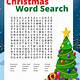 Printable Free Christmas Word Search