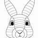 Printable Funky Bunny Template