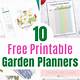 Printable Garden Planner Free